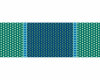 Patchworkstoff DOT CRAZY, Punkte-Bordüre, petrolblau
