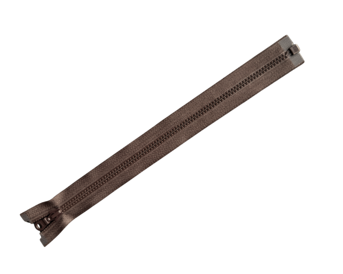 YKK Reißverschluss KUNSTSTOFFZAHN SCHMAL, teilbar dunkelbraun 35 cm