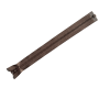 YKK Reißverschluss KUNSTSTOFFZAHN SCHMAL, teilbar dunkelbraun 50 cm