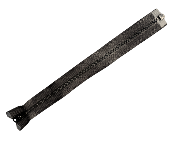 YKK Reißverschluss KUNSTSTOFFZAHN SCHMAL, teilbar schwarz 50 cm