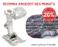 BERNINA Rücktransportfuß mit transparenter Sohle # 34C