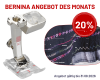 BERNINA Rücktransportfuß mit transparenter Sohle # 34C