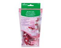 Stoffklammern Wonder Clips, rot, Clover 50 Stück