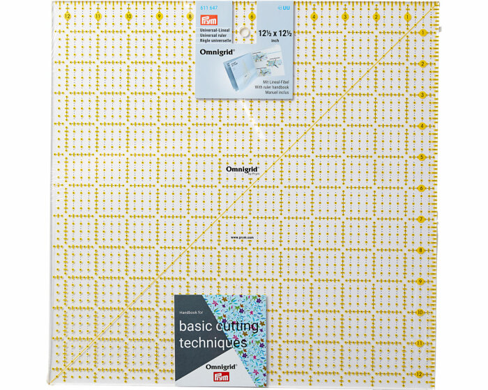 Patchwork-Lineal OMNIGRID, 12,5 x 12,5 inch, Prym