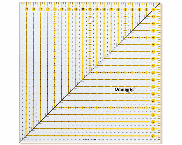 Patchwork-Lineal OMNIGRID Square, 8 x 8 inch, Prym