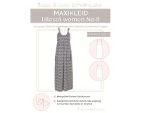 Damen-Schnittmuster langes Kleid MAXI, lillesol women No.8