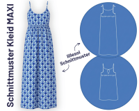 Damen-Schnittmuster langes Kleid MAXI, lillesol women No.8