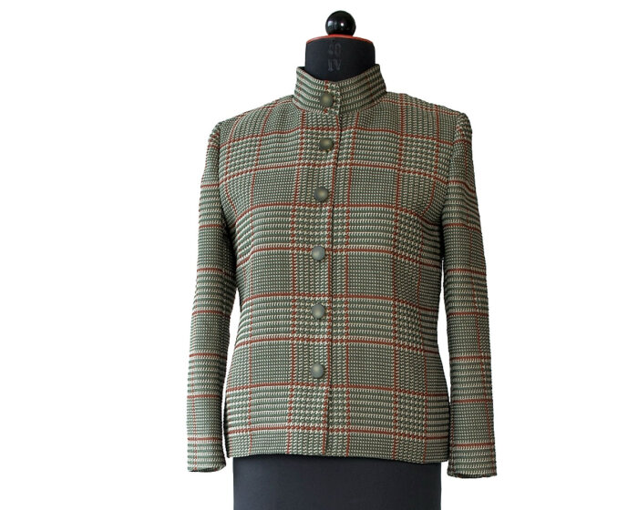 Zwischenmass Schnittmuster JACKE MIT STEHKRAGEN 168 K (Kleiner Umfang)
