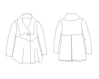 Zwischenmass Schnittmuster KURZE JACKE 168 K (Kleiner Umfang)