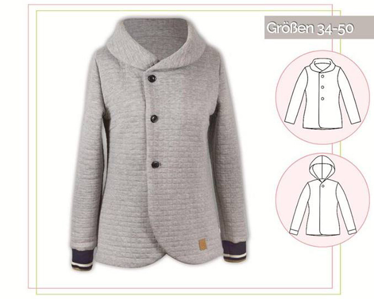Damen-Schnittmuster Jacke SIERRA, lillesol women No.33, 14,99 €.