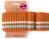 Bio-Bündchen CUFF ME COZY STRIPE, orange-blau