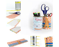 50 m doppelseitiges Klebeband STYLEFIX, farbenmix