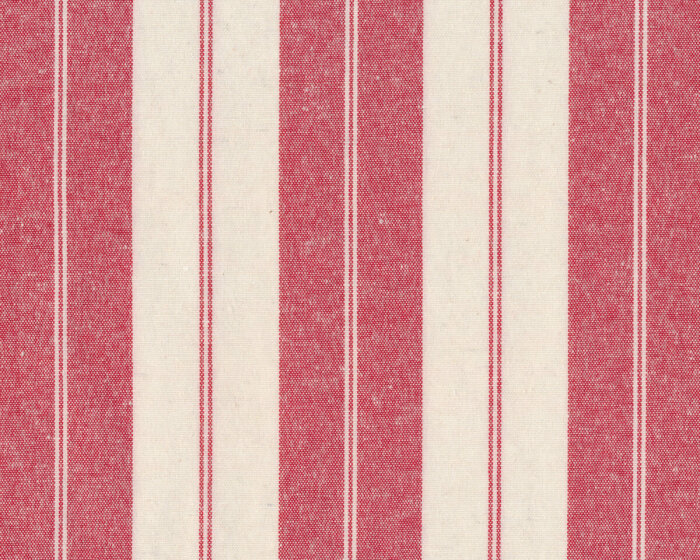 Überbreiter Dekostoff GRECIA, breiter Streifen, rot