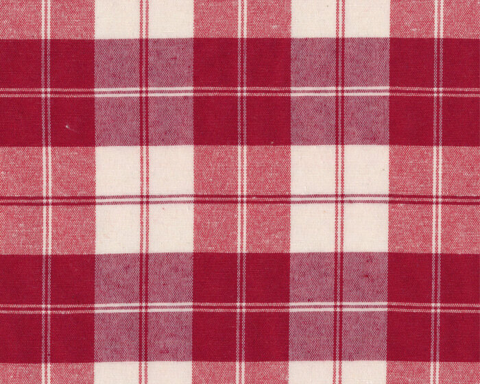 Überbreiter Dekostoff GRECIA, großes Karo, rot