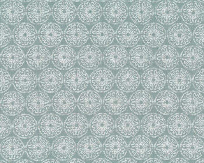 Patchworkstoff WORDS TO LIVE BY, Medaillon, mintgrün