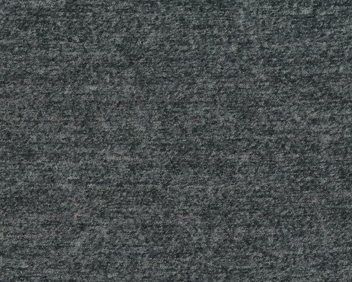 Wollstoff ANTON, gewalkt, grau-schwarz meliert