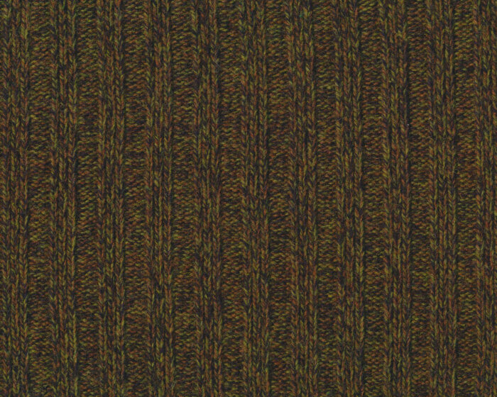 Wollstrickstoff FALCADE, Rippenstrick, olivgrün meliert, Hilco