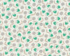 Patchworkstoff BIG SKY, Blumen, weiß-jadegrün, Moda Fabrics