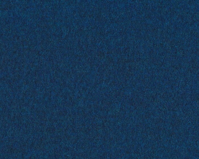 Wollstoff ANTON, gewalkt, blau meliert