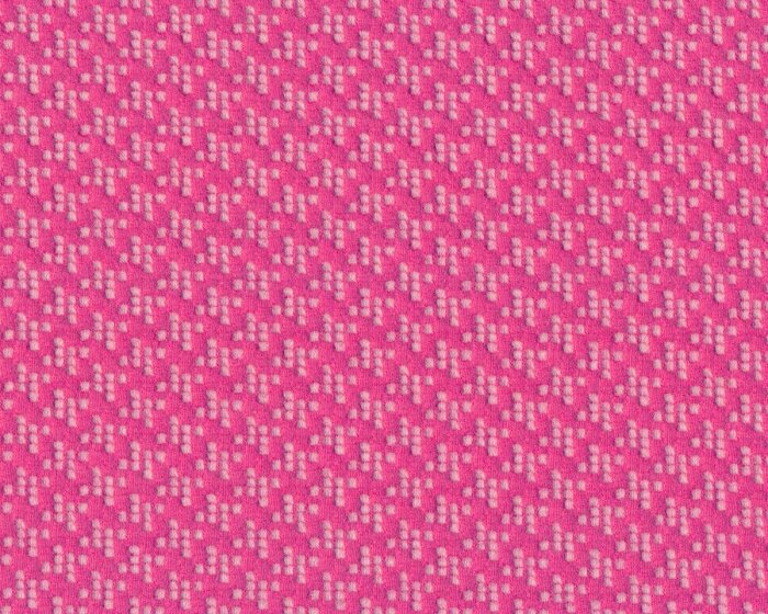 Jacquard-Strick WINDMILL KNIT, Rauten, rosa, Albstoffe