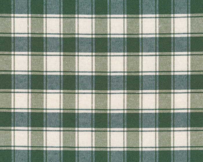 Überbreiter Dekostoff GRECIA, mittleres Karo, grün