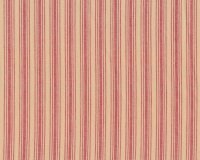 Baumwoll-Webstoff NORDSÖ, Streifen, natur-rot