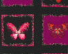 60-cm-Rapport Patchworkstoff BUTTERFLY JEWEL, Schmetterlings-Bilder, schwarz-gold