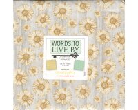 Precuts Layer Cake WORDS TO LIVE BY, 42 Quadrate