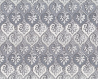 Patchworkstoff PALERMO, Mosaik-Muster, grau