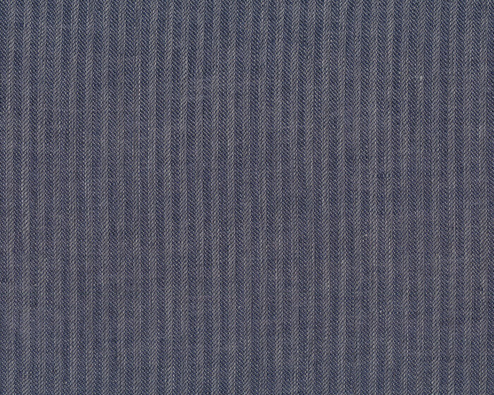 Leinenstoff CHAMBRAY, Fischgrat, blaugrau