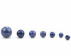 Kunststoffknopf PERLE mit Steg, Perlmuttoptik hellblau 10 mm
