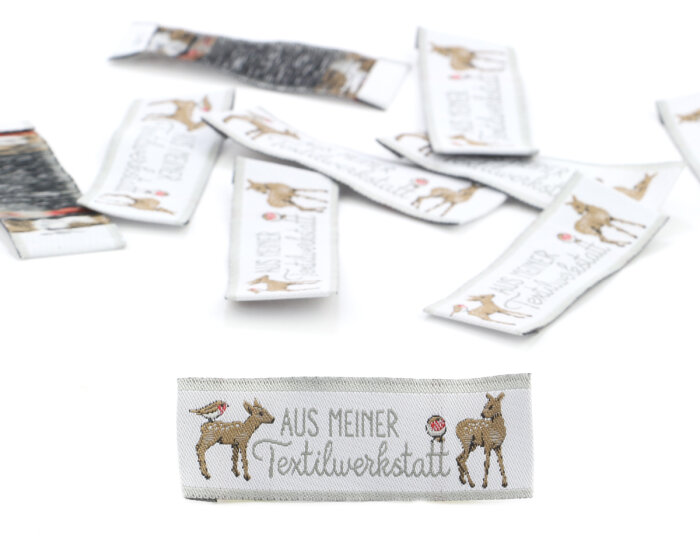 Web-Etikett TEXTILWERKSTATT von Acufactum