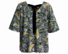 Zwischenmass Schnittmuster BLUSE MIT V-AUSSCHNITT 168 M (Mittlerer Umfang)