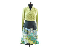 Zwischenmass Schnittmuster FALTENROCK 168 M (Mittlerer Umfang)