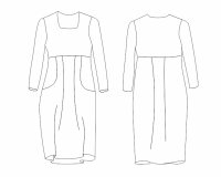 Zwischenmass Schnittmuster T-SHIRT-KLEID