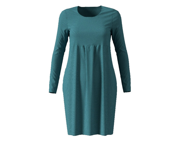 Zwischenmass Schnittmuster T-SHIRT-KLEID 168 K (Kleiner Umfang)