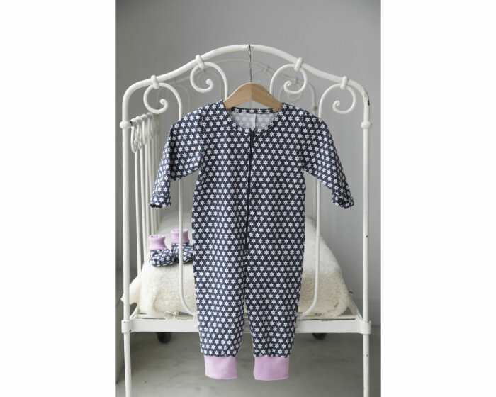 Zwischenmass Schnittmuster LANGARMSTRAMPLER für Babys