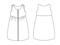 Zwischenmass Schnittmuster SCHLAFSACK für Babys