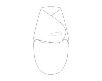 Zwischenmass Schnittmuster WICKELPUCK für Babys Baby (68-80)