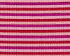 Designer Rippenstrick aus Italien RIZZO, breite Streifen, rosa-rot