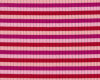 Designer Rippenstrick aus Italien RIZZO, breite Streifen, rosa-rot