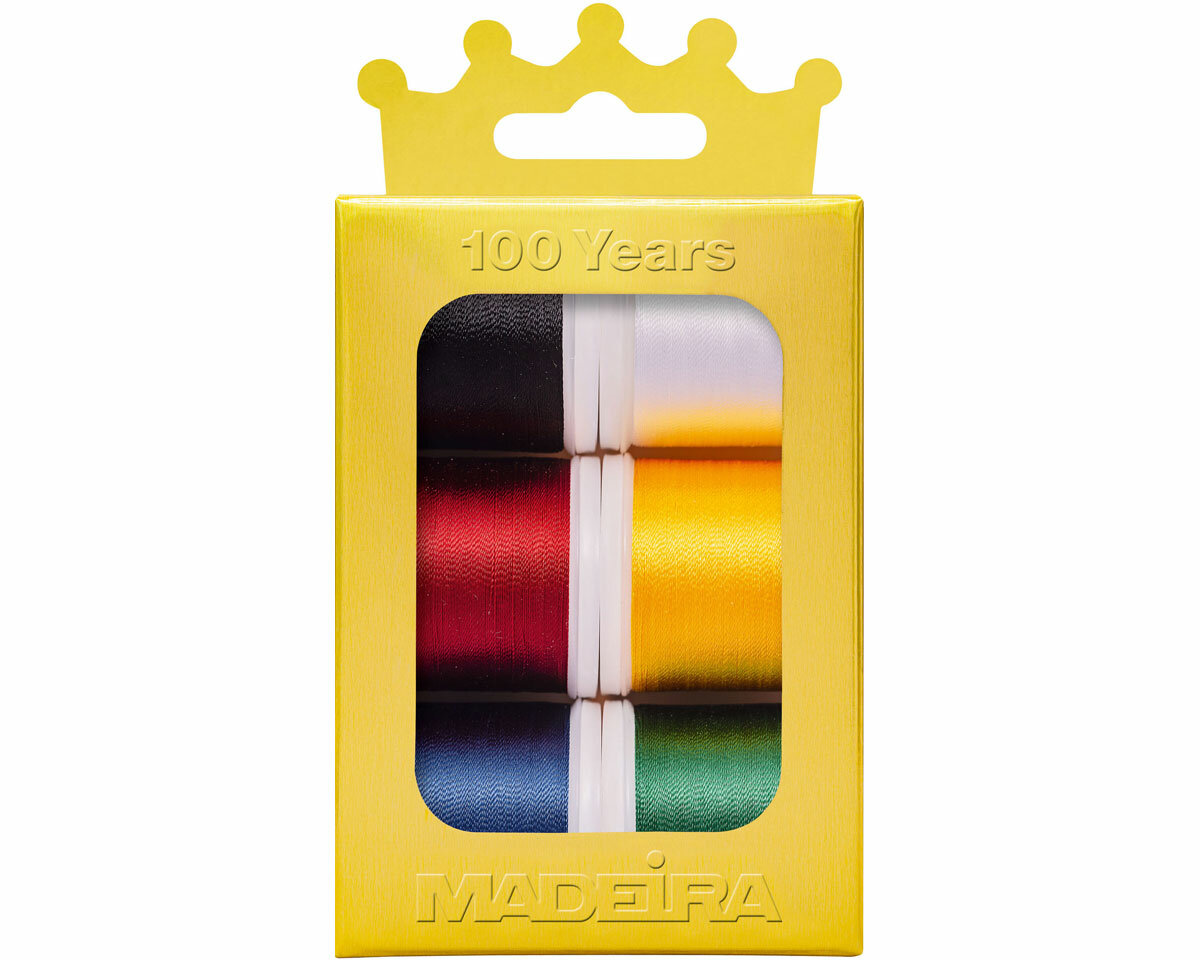 Madeira Rayon nº 40 Stick Garn-Box 1000m//40 colores