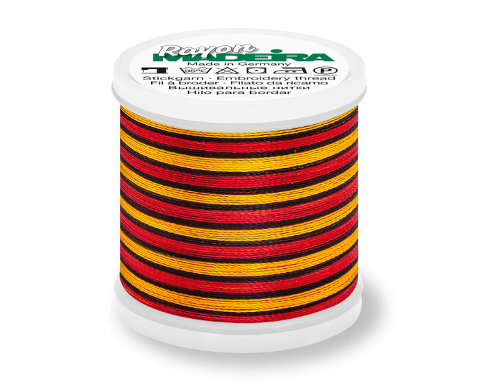 Maschinenstickgarn RAYON 40 MULTICOLOR, Madeira 2145