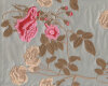 Designer Tüll aus Italien CHRISTIANE, Rosen-Stickerei, rosa