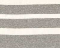 Designer Leinen-Strickstoff PAULS, Blockstreifen,...