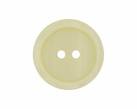 Kunststoffknopf PASTELL mit leichtem Glanz, Union Knopf pastellgelb 11 mm