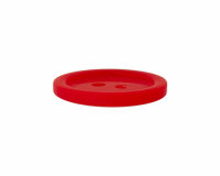 Kunststoffknopf PASTELL mit leichtem Glanz, Union Knopf rot 15 mm