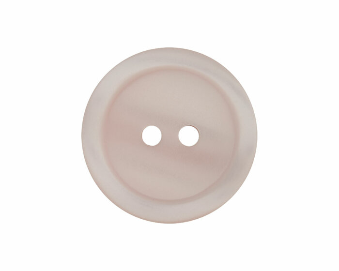 Kunststoffknopf PASTELL mit leichtem Glanz, Union Knopf rosa 18 mm