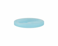 Kunststoffknopf PASTELL mit leichtem Glanz, Union Knopf hellblau 18 mm