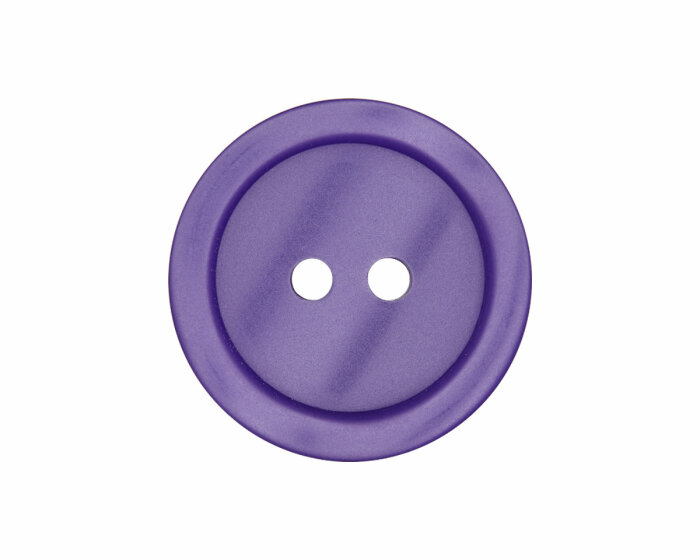 Kunststoffknopf PASTELL mit leichtem Glanz, Union Knopf lila 25 mm